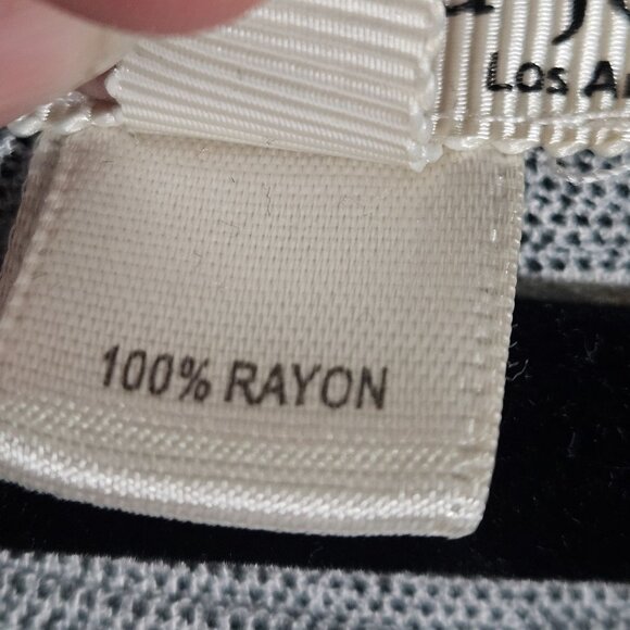 Striped White & Gray Button-Tab Sleeve V-Neck Tunic Top By Faith And Joy XL - Picture 8 of 11